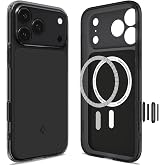 Spigen Ultra Hybrid T MagFit for iPhone 17 Pro / 18 Pro Case, Matte Black | Anti-Yellowing Resin, Air Cushion Technology, Camera Control Button Protection, Compatible with MagSafe