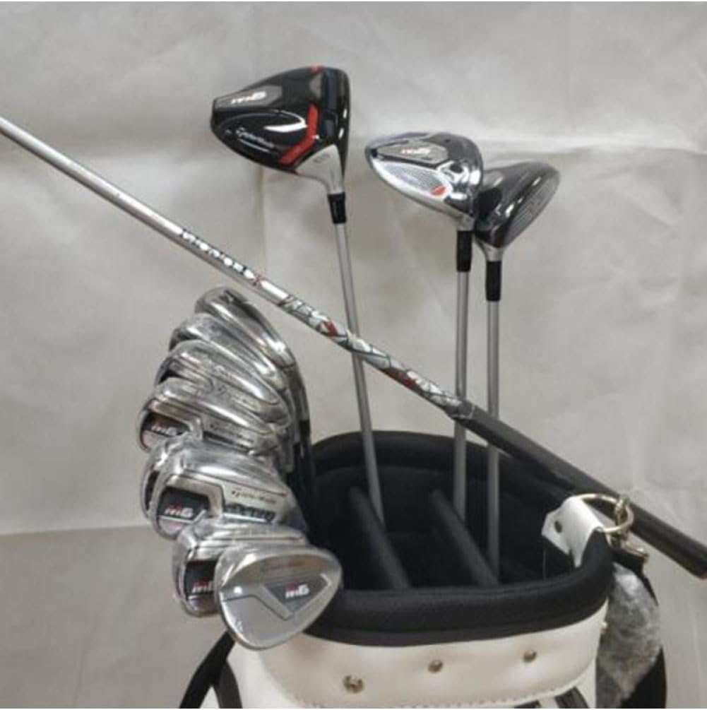 LJPHLL M6 Golf Complete Set M6 Golf Clubs Driver + Fairway Woods + Irons+Putter Graphite/Steel Shaft With Head Cover No Bag