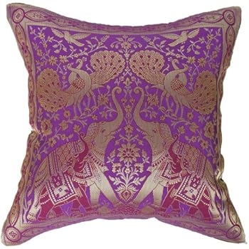 hindi pillow video mai cover Traditional Elephants Indian Amazon.com: Artiwa