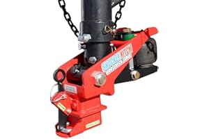 SHOCKER HITCH Shocker 30K Gooseneck Surge Air Hitch & Shift Lock Coupler for 2-5/16" Ball, Round Multi-Fit Stem
