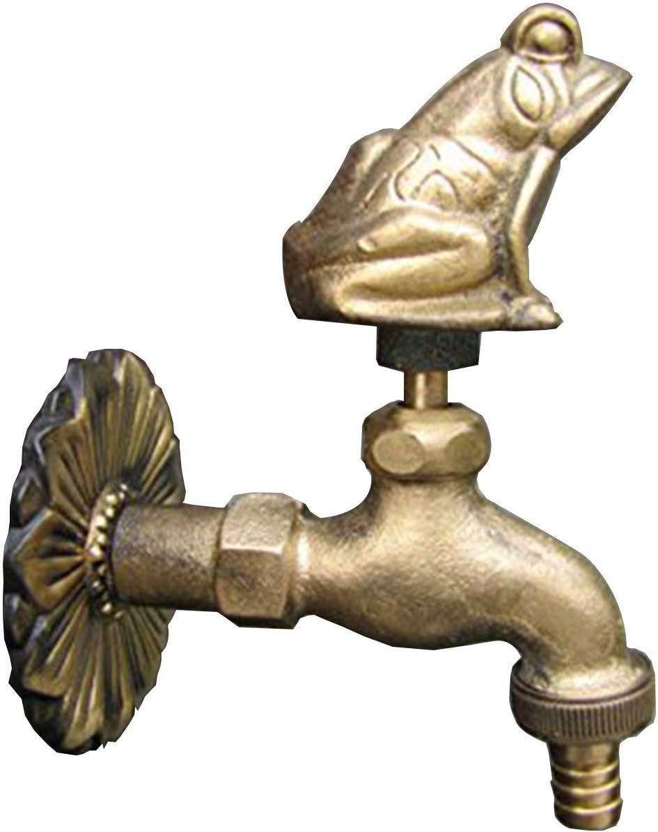Greenspring Bird Decorative Solid Brass Garden Outdoor Faucet with A Set of Brass Quick Connector for 1/2" Inches Hose : Garden & Outdoor