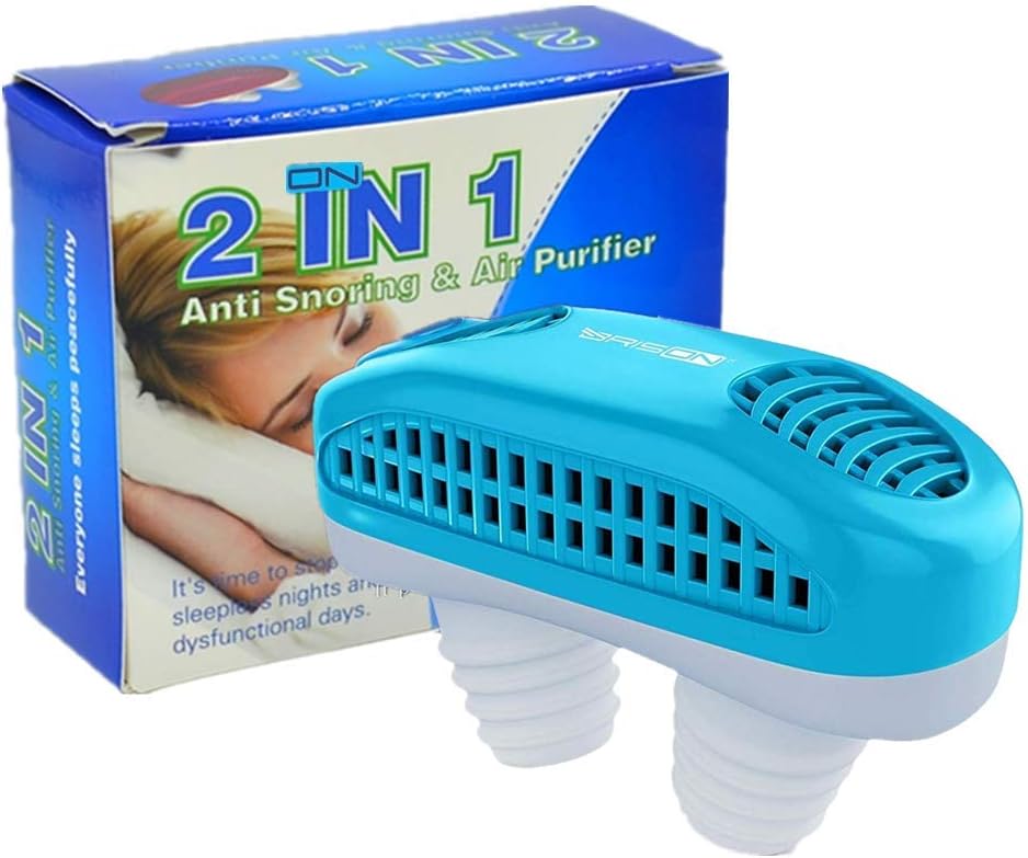 IN4 Care Anti Snoring Device & Air Purifier, Nose Vents Plugs - Stop Snore Mute Nasal Dilators Sleep Aid Clip Device Solution for Comfortable Good Sleep Man and Women
