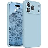 FireNova Magnetic for iPhone 17 Pro Max Case, Compatible with MagSafe, [Integrated Silicone Camera Control Button] [Camera Protection] Anti-Scratch Microfiber Lining Phone Case, 6.9", Sky Blue