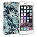 iPhone 6 Plus Case, GMYLE Snap Cover Glossy for iPhone 6 Plus/6S Plus – Blue Marble Pattern Slim Hard Back Case