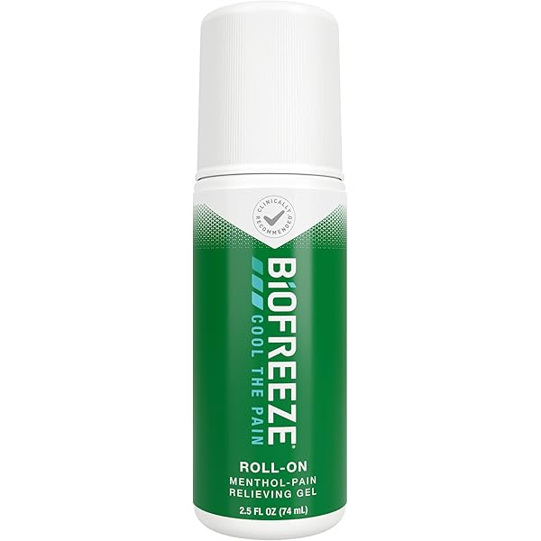 Amazon.com: Biofreeze 13451 滾珠舒緩疼痛凝膠,2.5 液體盎司(約