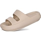 shevalues Orthopedic Slide Sandals for Women with Arch Support Pillow Soft Recovery Slip on Sandals Lightweight Summer Cloud Slippers for Plantar Fasciitis