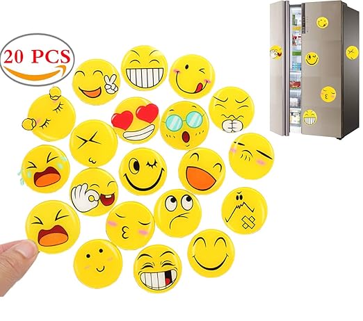 Liuer 20PCS Imanes de Nevera Pequeños Multiusos Junta de Borrado ...