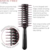 Cricket Static Free Tunnel Hair Brush Detangles Thick Curly Hair 1 Pc view 2
