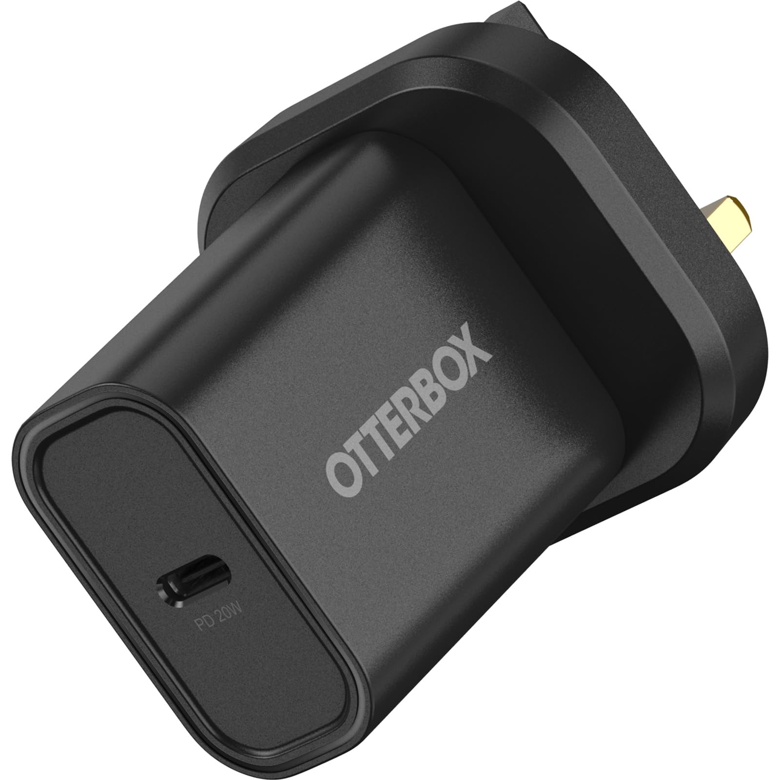 OtterBox Standard UK 20W USB-C PD Wall Charger, Fast Charger for Smartphone and Tablet, Drop Tested, Ultra Durable, Black — image 1