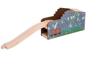 Secret Mine Tunnel Wooden Fits Thomas Wooden Railway System Brio Chuggington Melissa & Doug Imaginarium Set by Orbrium Toys