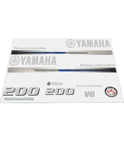 411 Decals Replacement Decal Set For Yamaha 250 FS (2013) Outboard - Aftermarket Stickers