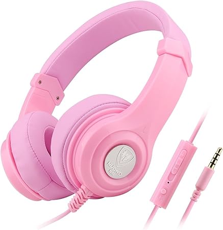 Amazon Co Jp Sound Intone ヘッドホン マイク付き ボリュームコントロール 超柔軟イヤーカップ ノイズキャンセル 可愛い スマートフォン Iphone Pc タブレット Mp3 Mp4 ピンク N8 家電 カメラ