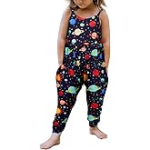 Vieille Baby Toddler Girl Cute Strap Jumpsuit One-piece Romper with Pockets 1-8 Years