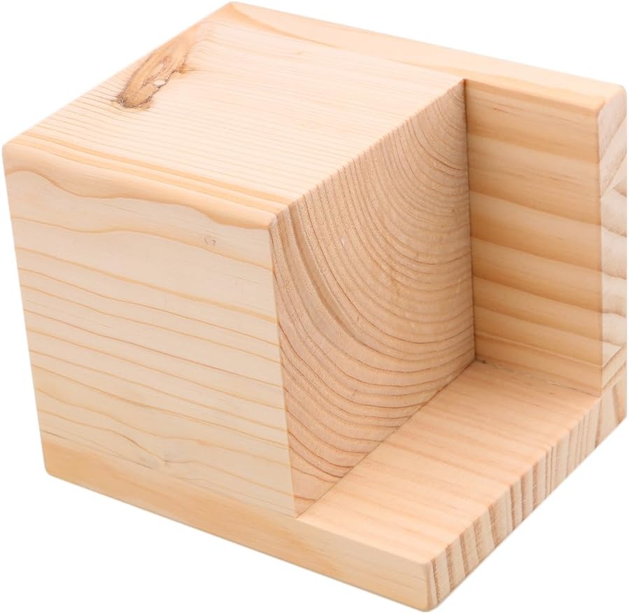 8.8x8.8x8cm L-Shaped Semi-Closed Lift Wood Bed Desk Riser Lifter Table Furniture Soft Feet Lifts Storage Set of 4 - Image 3