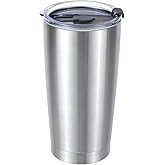 Docik 20 oz Stainless Steel Vacuum Insulated Tumbler with Flip Lid