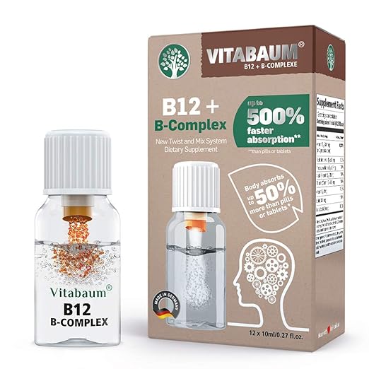 Bodyboost Vitamin B12 + B Complex 12 Vials, 12 Count DailyNutriPlus LLC