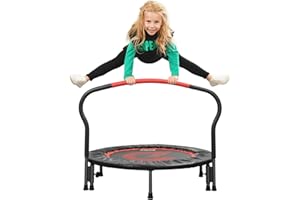 Pelpo Trampoline for Kids, Toddler Trampoline with Handle, Mini Trampoline for Children, Small Trampoline Toy Burn Energy