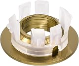 Sourcing Map Sink Overflow Cover Gold Copper Ring Round 25.3mm Hole 2pcs view 3