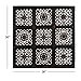 Deco 79 Classy Wooden Wall Panel with Abstract Design, Rustic Finish