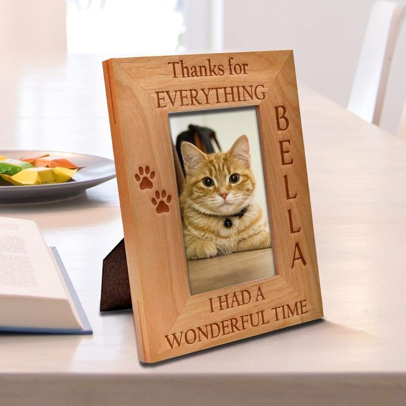 Personalized Pet Memorial Picture Frame w/Name