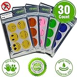 Mosquito Repellent Patches: 30 Count, Easy to Use, Can be placed on Clothes, Bed, Desk or Anywhere you like. Mosquito Repellent Patch Non-Toxic DEET Free - One Patch Works for 36-72 Hrs 100% Natural