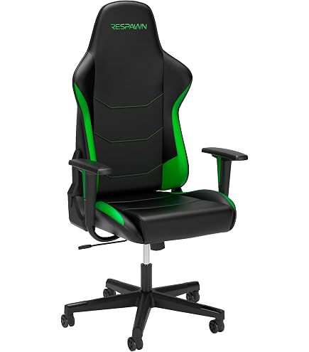 RESPAWN 3085 Gaming-Stuhl – Ergonomischer Racing-Sessel Mit Kopfstütze, Verstellbar & Drehbar, Bis 125 Kg