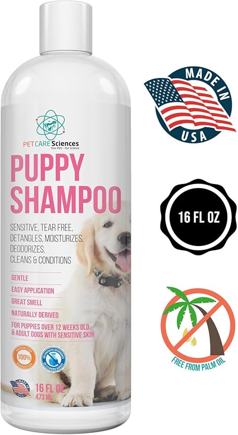 Amazon Com Pet Care Sciences Tearless Puppy Shampoo Gentle And