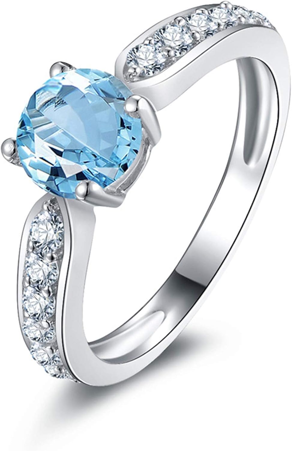 Blisfille Wedding Ring for Him Promise Ring Vinyl Sterling Silver Ring