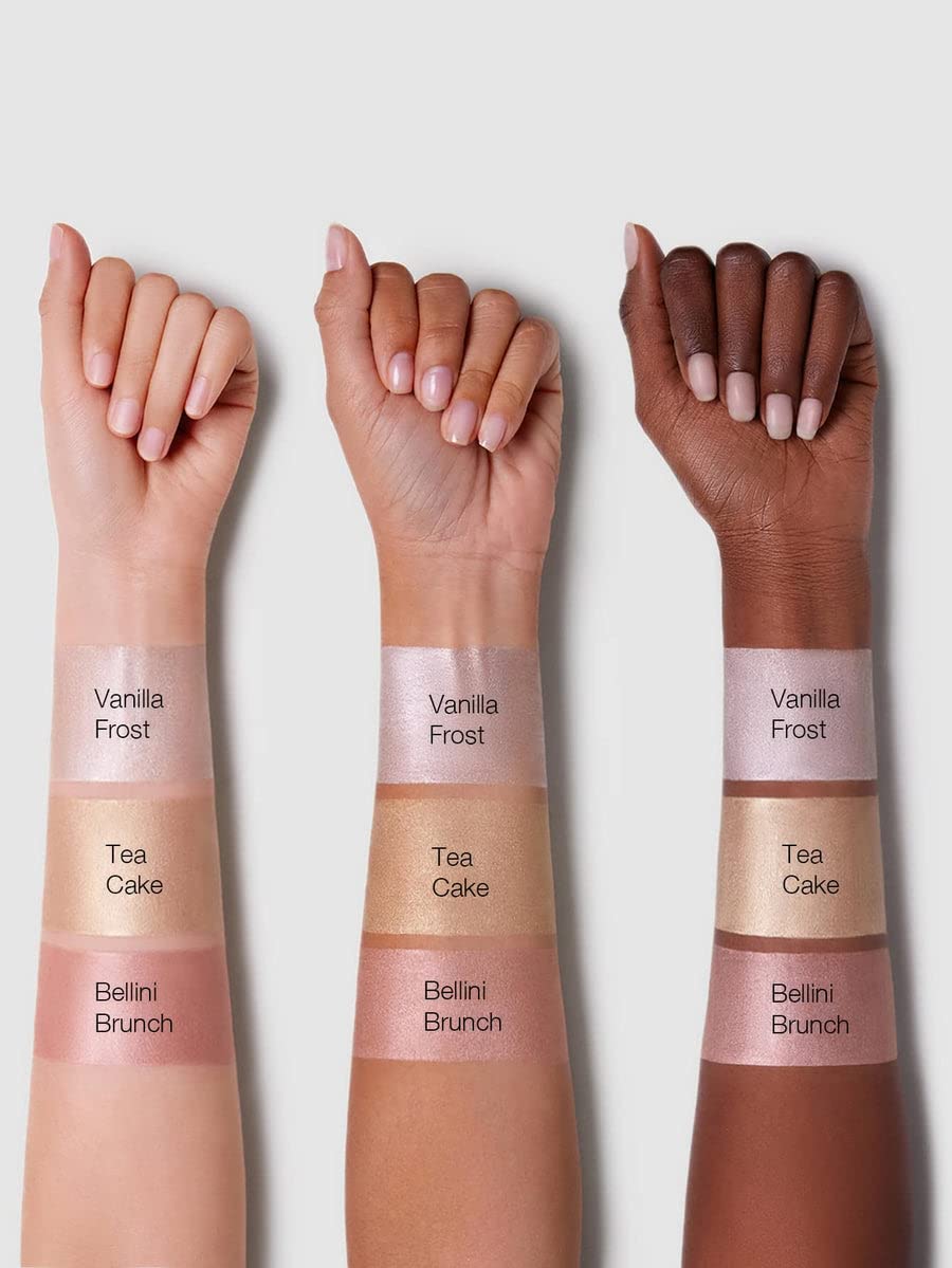 SHEGLAM Glow Bloom Liquid Waterproof Highlighter Long Lasting Cream Highlighter with Shimmer Dewy Finish - Bellini Brunch