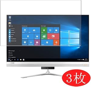 【3 Pack】 Synvy Screen Protector for Lenovo ideacentre AIO 520s 23" All in ONE TPU Flexible HD Film Protective Protectors [Not Tempered Glass]