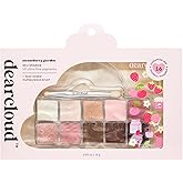 dearcloud Sky/Shadow – Strawberry Garden – eye shadow palette makeup with 10 Ultra-Fine Pigments & Dual-Ended eyeshadow brush (Strawberry Garden)