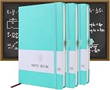 Lefute A5 Notebook PU Leather 200 Pages 80gsm Cyan Note Pad Journal view 5