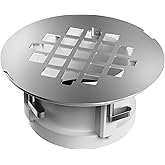 Shower Drain Replacement Kit for Fiberglass & Plastic Shower Pans, Installs from Top Only, Fit for 4"- 4 1/2" Drain Flange & 