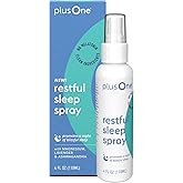 plusOne Restful Magnesium Sleep Spray, Lavender &amp; Ashwagandha Spray | Lavender spray for sleep, ashwagandha aromatherapy mist, hormone-free bedtime, menopause-friendly, no melatonin
