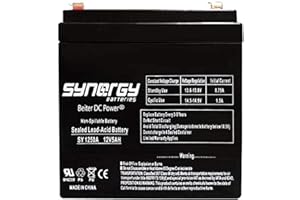 Beiter DC Power Replacement for Amazon Basics Standby UPS 600VA 12V 5Ah Replacement Battery Beiter DC Power