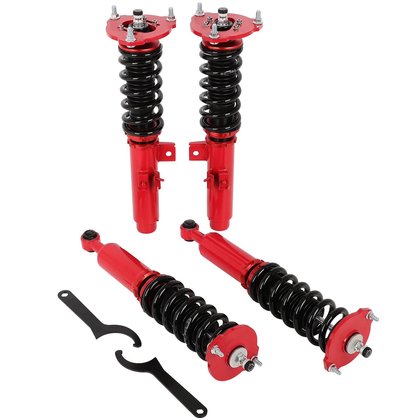 ECCPP Coilover Struts Spring Shocks Adjustable Height Coilovers Susp ECCPP Coilover Struts Spring Shocks Adjustable Height Coilovers Susp