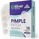 Pimple Patches for face and body | 36 Count (12mm), Invisible Hydrocolloid Acne patches – Face Stickers for Zits, dark spot , Blemishes, Pore strips, Forehead pimple patch , Invisible spot cover