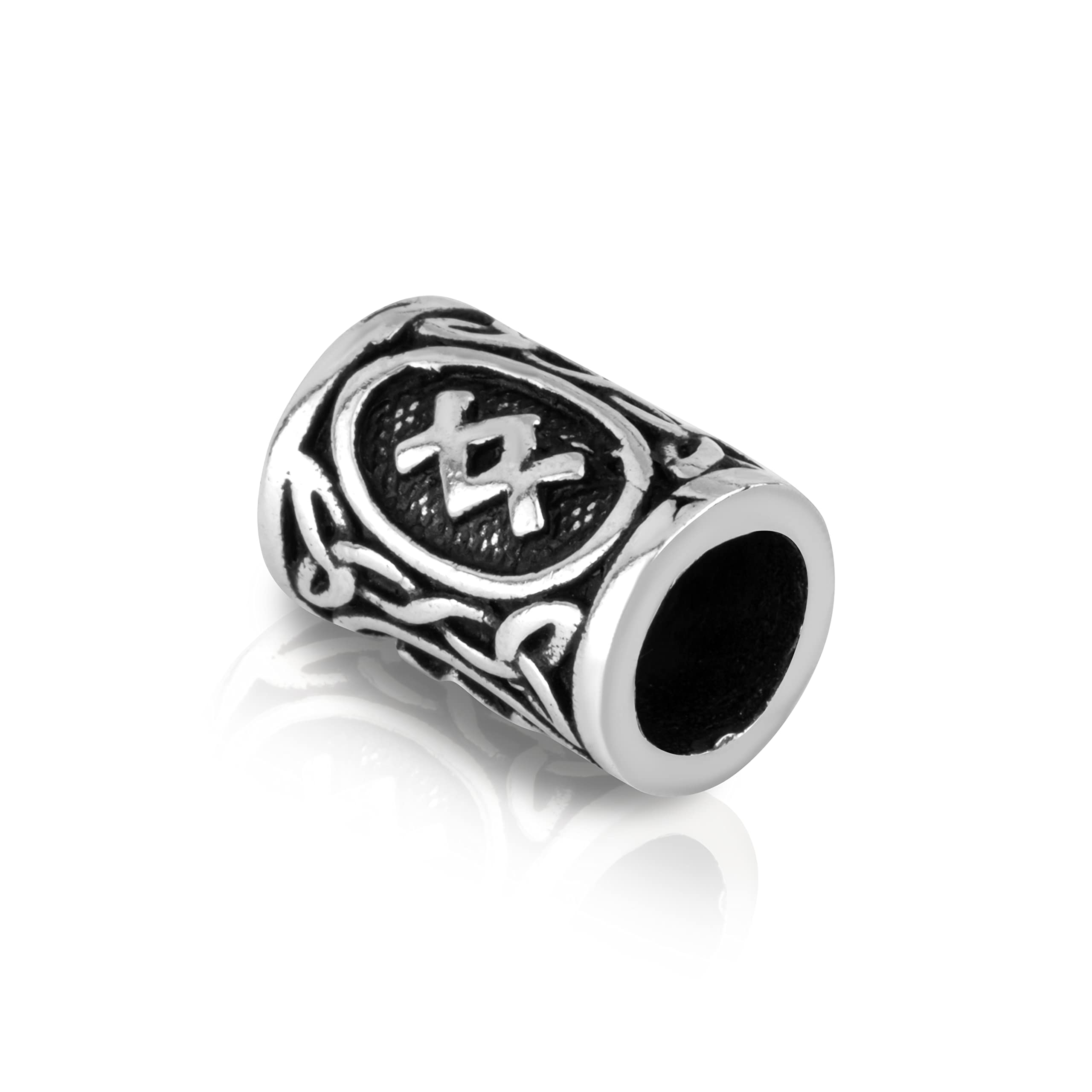 NKlaus INGWAZ - 925 Sterling Silver Futhark Bead Germanic Celtic Viking 3579