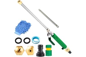 Jethose Pressure Washer, 2-in-1 High Pressure Power Washer with 2 Nozzles and Quick Connectors for Garden Hose, Car, Home, Ga