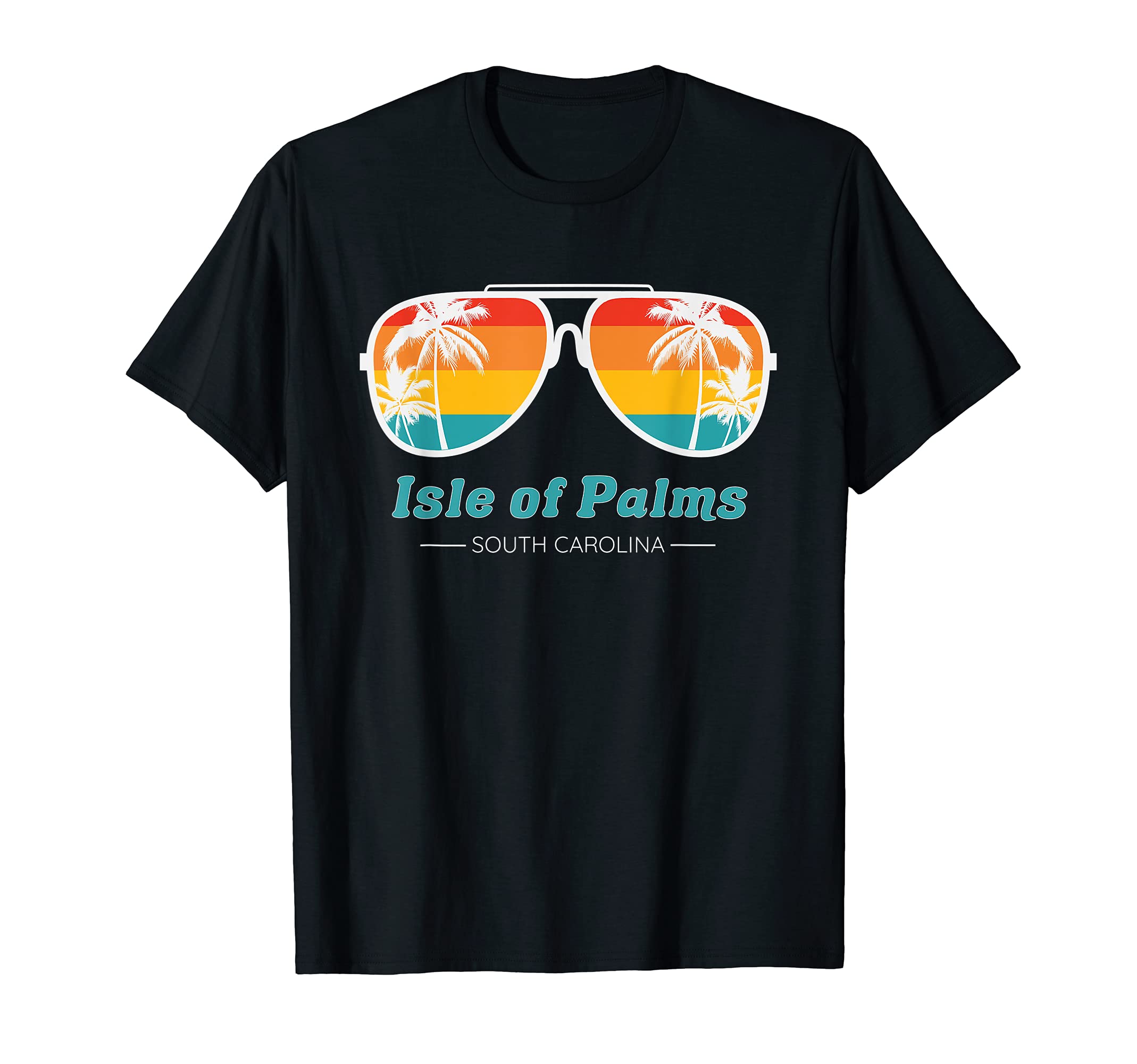 South Carolina Palm Tree Retro Beach Vacation Isle of Palms T-Shirt