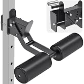 Lifeswell Power Rack Attachments for 2" x 2" and 3" x 3" Racks | Includes Dip Bar, Nordic Curl, and Safety Spotter Arms for Home Gym Strength Training