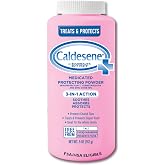 Caldesene Medicated Protecting Body Powder with Zinc &amp; Cornstarch, 5 Oz | Talc-Free Baby Powder, Soothes &amp; Protects, Made with zinc oxide, aloe, and chamomile, Pampers Skin