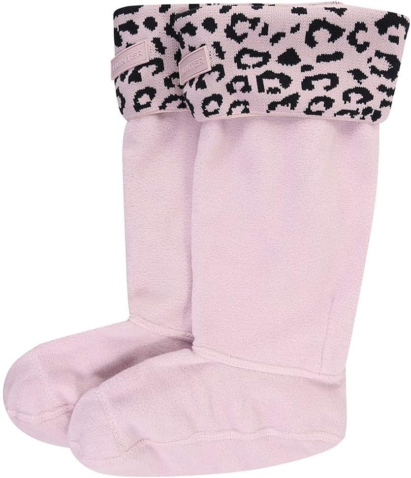 Hunter Kids Womens Snow Leopard Cuff Boot Sock (Toddler/Little Kid/Big Kid)