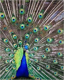 Amazon Peacock Notebook Journals June Bug Wildlife