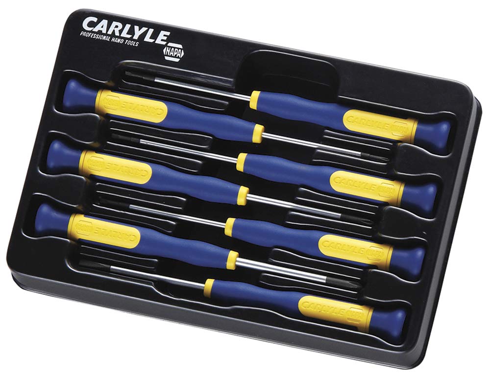 Carlyle Hand Tools Screwdriver Set - Precision Phillips & Slotted - 7 Piece