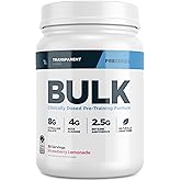Transparent Labs Bulk Pre Workout Powder - Naturally Sweetened Advanced Pre-Workout Formula for Muscle Building and Strength - 30 Servings, Strawberry Lemonade