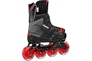 TOUR Unisex Code GX Adjustable Hockey Skate, Youth, Black, 1-4 M US