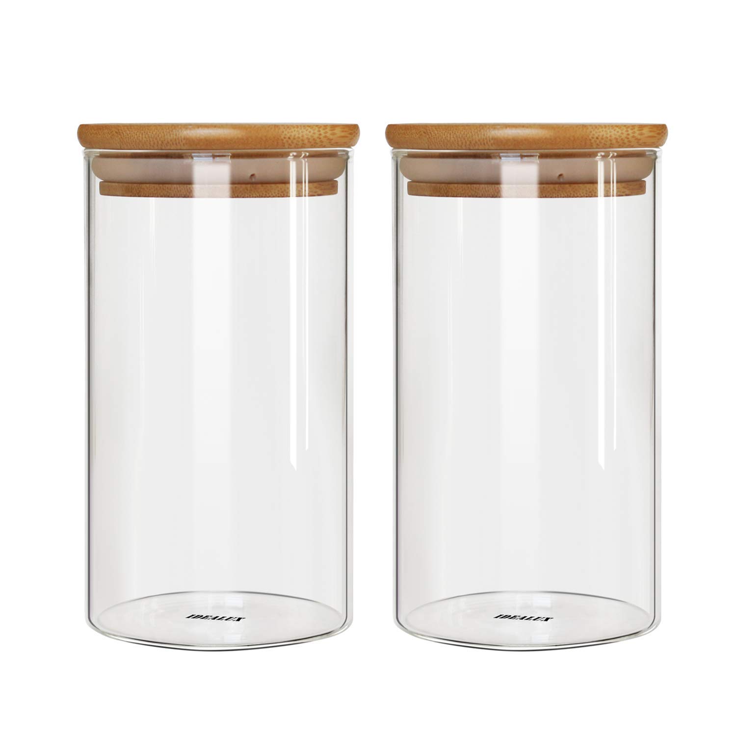 Best Kitchen Canister Bamboo Set Of 2