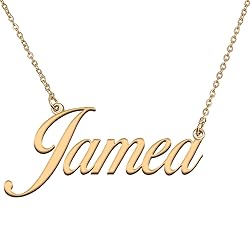 HUAN XUN Customized Custom Simple Any Name Necklace