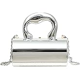 BagHeiyy Gold Purse, Clutch Purses for Women, Acrylic Clutch Y2k Purse Satchel Crossbody Bags Women's Evening Parties Handbag